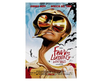 Fear and Loathing in Las Vegas MOVIE POSTER 2 Sided ORIGINAL Intl