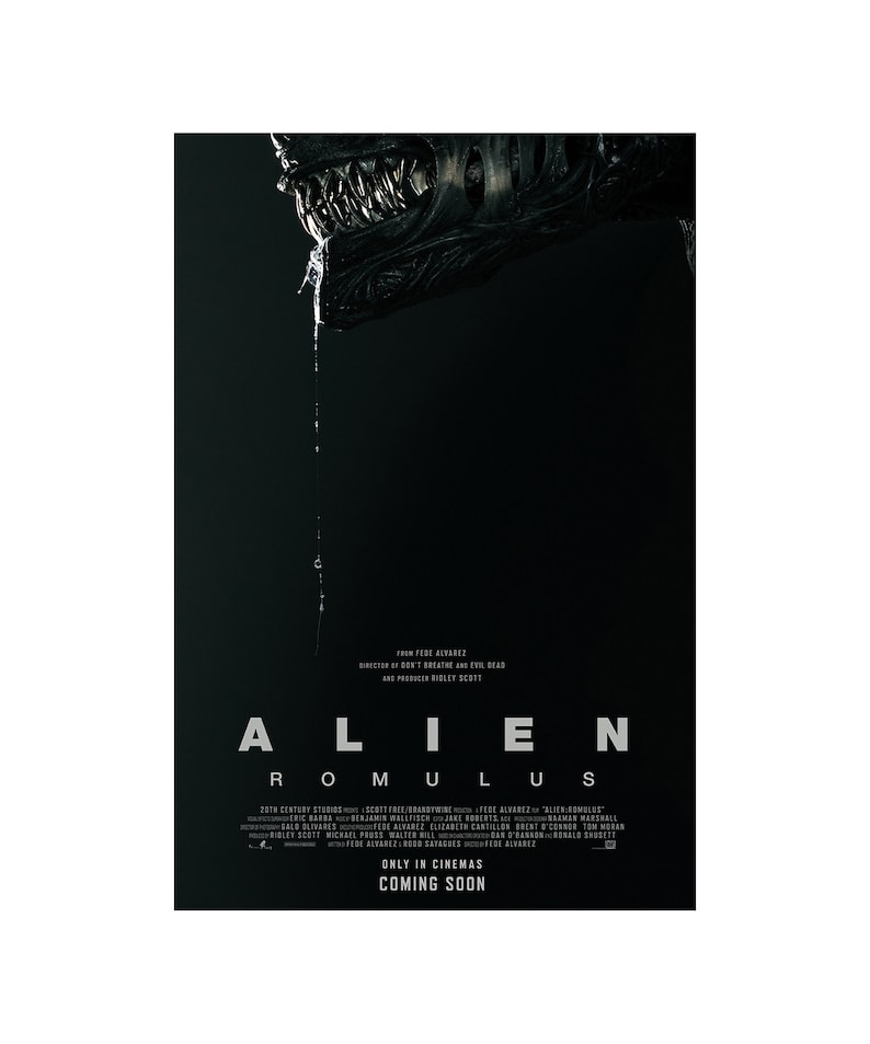 Alien Romulus Movie Poster 2 Sided ORIGINAL INTL Advance27x40 Fede ...