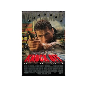 KNOCK OFF Movie Poster 2 Sided ORIGINAL Final 27x40 Jean-Claude Van Damme