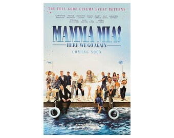 Mamma Mia! Here We Go Again MOVIE POSTER 2 Sided ORIGINAL Intl