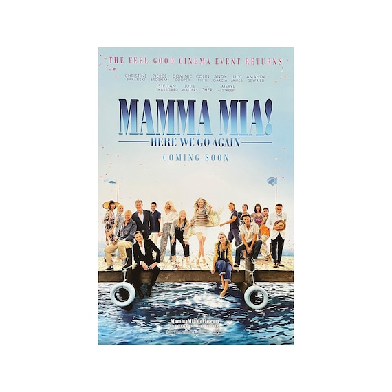 Mamma Mia! Here We Go Again MOVIE POSTER 2 Sided ORIGINAL Intl