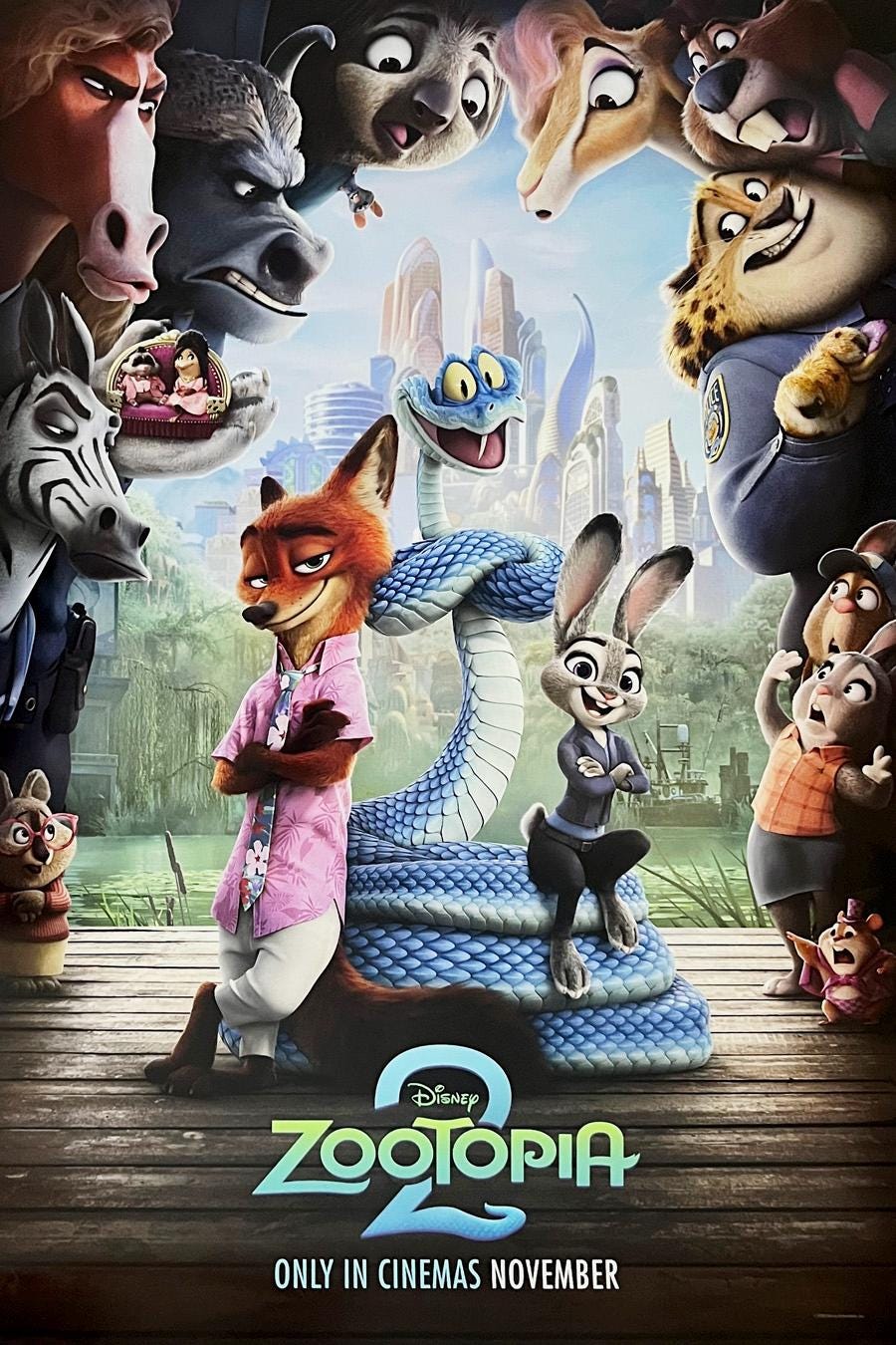 ZOOTOPIA 2 MOVIE POSTER 2 Sided Original Intl Final Version B