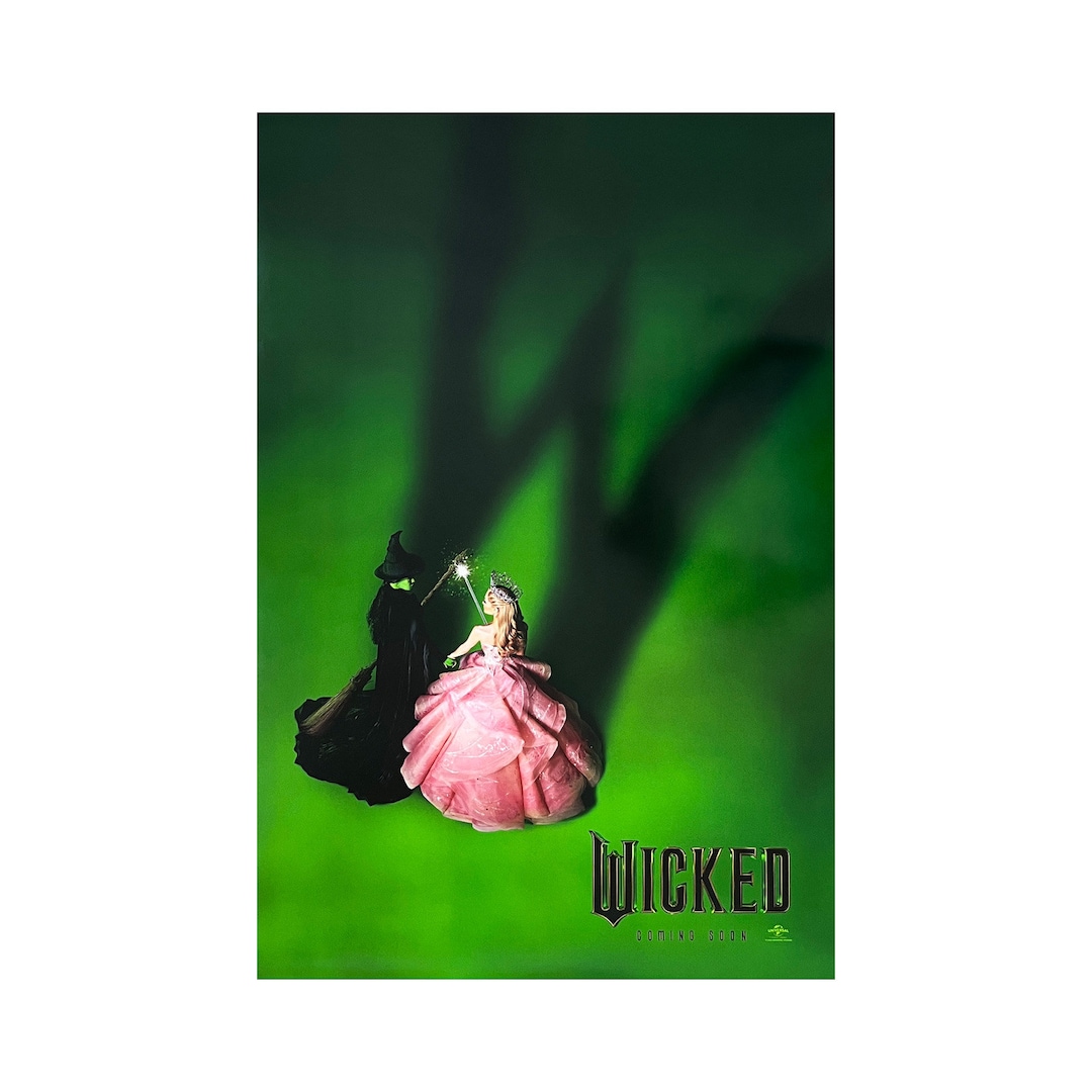 WICKED Movie Poster 2 Sided ORIGINAL INTL Advance 27x40 Ariana
