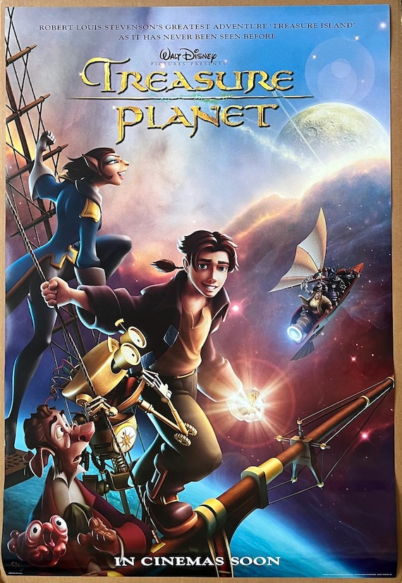 TREASURE PLANET Movie Poster 2 Sided ORIGINAL Rolled Version B 27x40 Joseph Gordon-Levitt