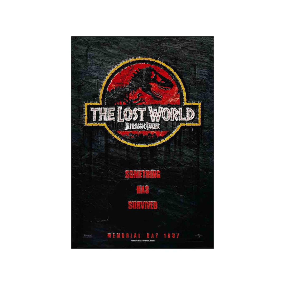 Jurassic Park 2 Lost World MOVIE POSTER 2 Sided ORIGINAL Advance 27x40 - Watch Jurassic Park 2 Lost World Online Free