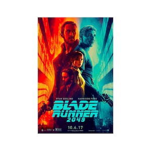 BLADE RUNNER 2049 Movie Poster 2 Sided Rare ORIGINAL Advance 27x40 Ryan Gosling Harrison Ford