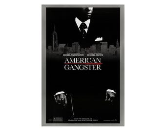 AMERICAN GANGSTER Movie Poster 2 Sided ORIGINAL 27x40 Denzel Washington