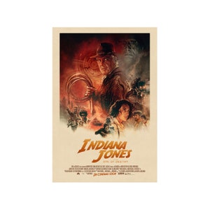 Indiana Jones and the Dial of Destiny MOVIE POSTER 2 Sided Original Intl Final 27x40 Harrison Ford