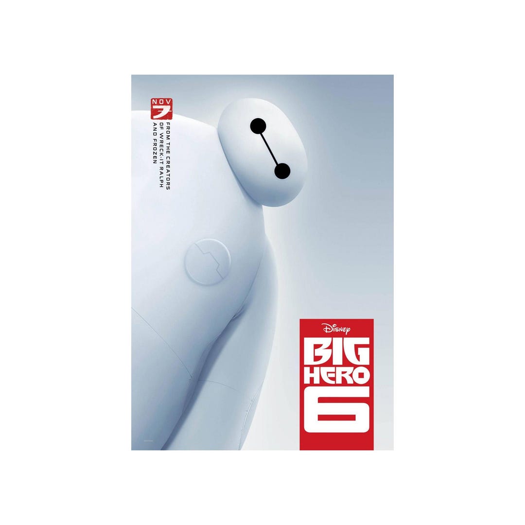 BIG HERO 6 Movie Poster 1 Sided Rolled ORIGINAL Ad…