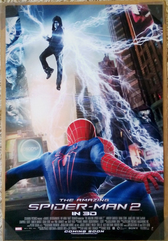 AMAZING SPIDER-MAN 2 Movie Poster 2 Sided Original Intl 27x40