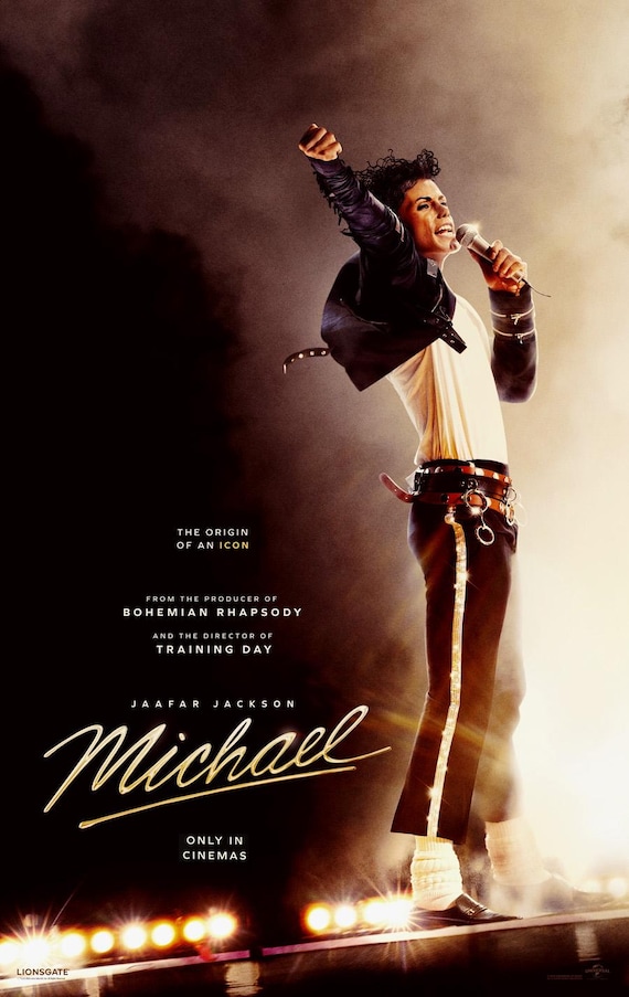 映画 Michael ポスター Jaafar Jackson MICHAEL MOVIE POSTER 2 Sided Original Intl Advance 27x40 Antoine