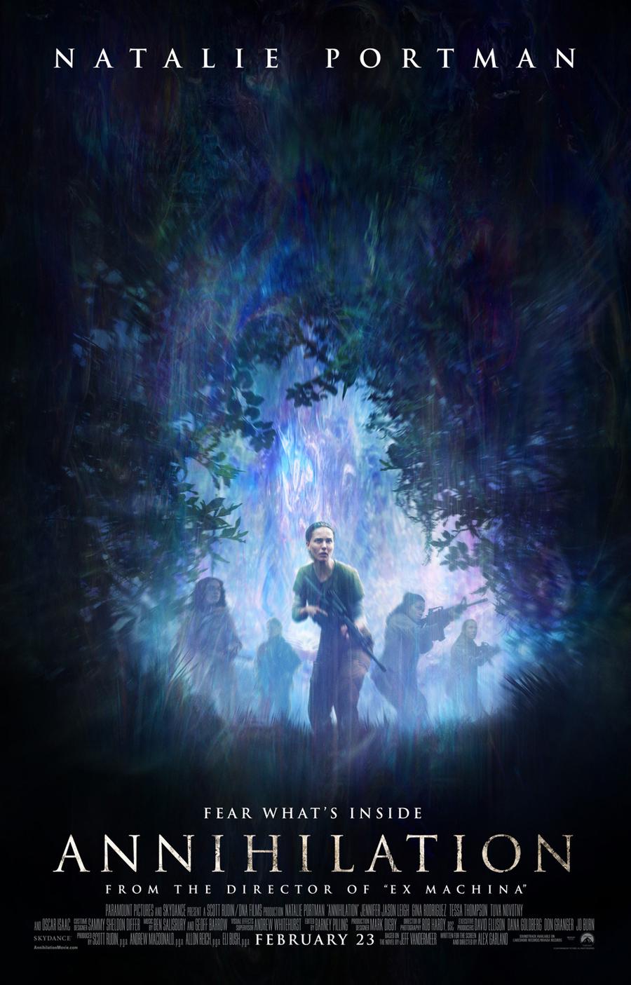 ANNIHILATION MOVIE POSTER 2 Sided Original 27x40 Natalie Portman