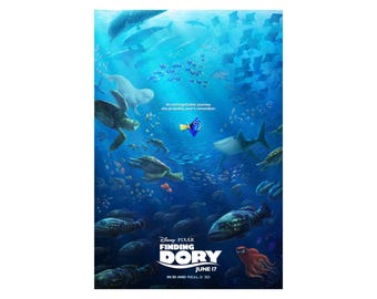 FINDING DORY Movie Poster 2 Sided ORIGINAL Final Rolled 27x40