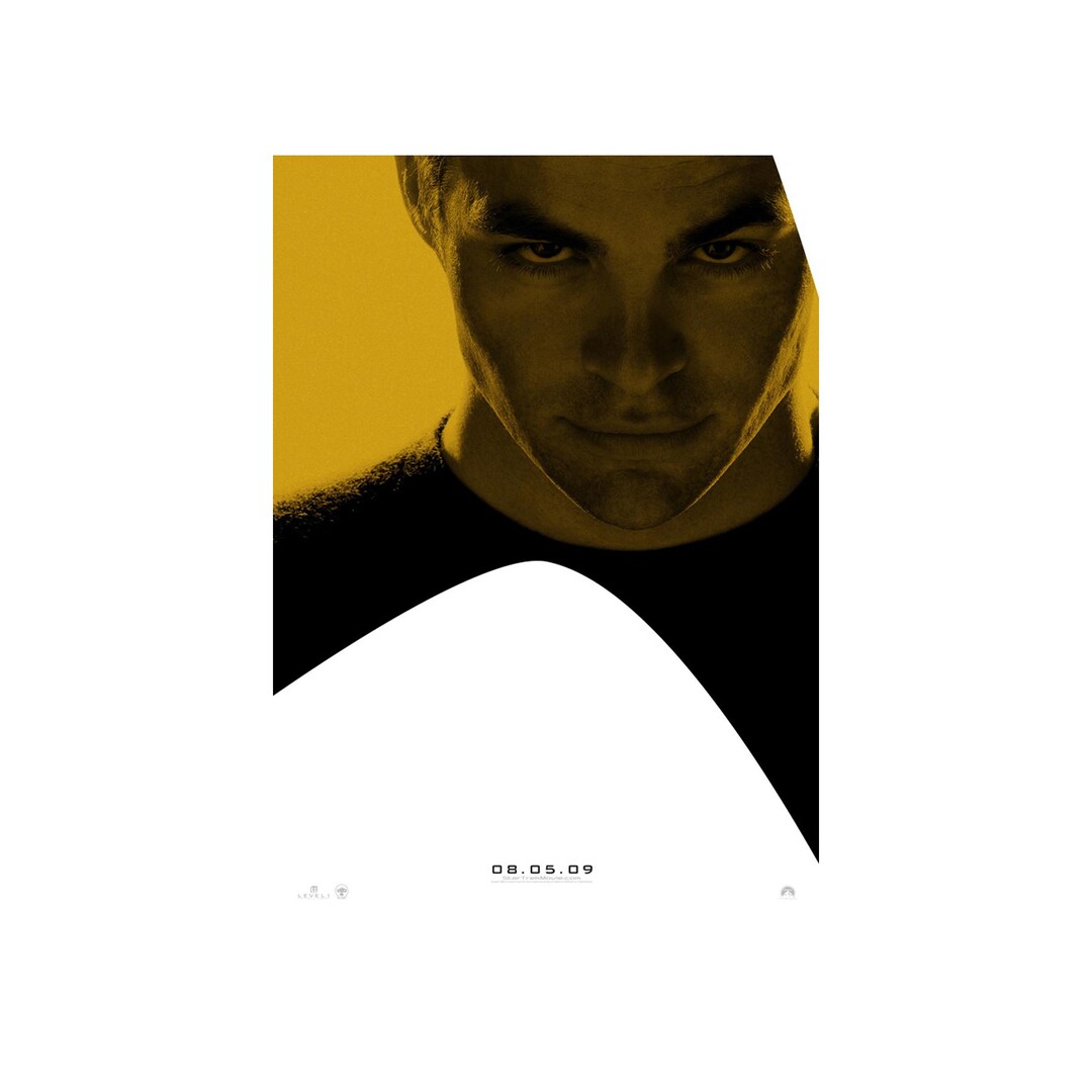 Star Trek XI Movie Poster 2 Sided Original Intl Advance KIRK GOLD 27x40 ...