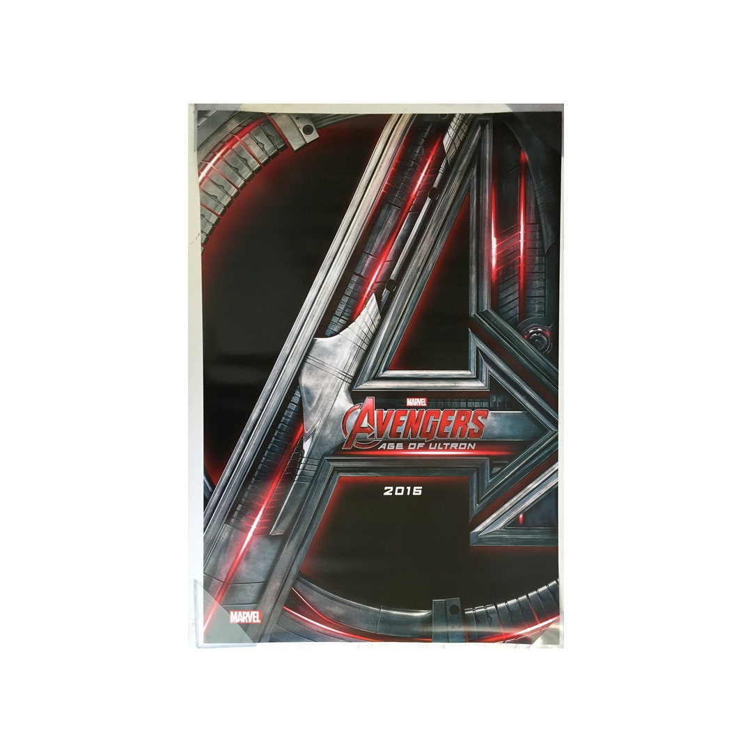 Avengers Age of Ultron MOVIE POSTER 2 Sided ORIGINAL Intl Advance 27x40 ...