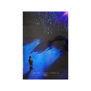 Póster de la película John Wick Capítulo 3 Parabellum, 2 caras, ORIGINAL Advance, 27 x 40, Keanu Reeves