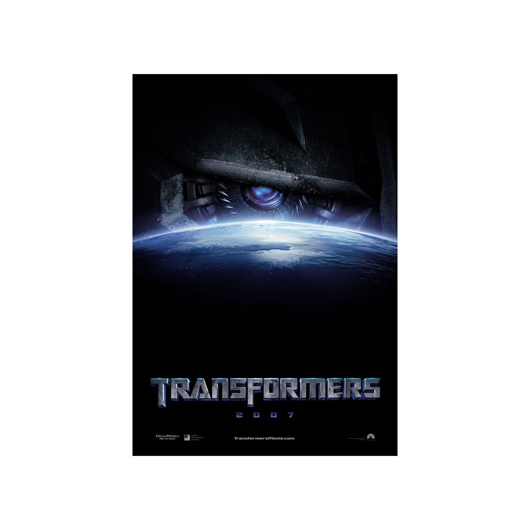 TRANSFORMERS MOVIE POSTER 2 Sided Original Advance 27x40 Megan Fox Shia ...