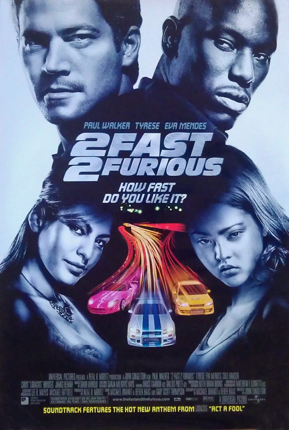 Poster Fast Furious Full Movie Download Fast Furious (15) 2003 4K