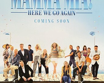 Mamma Mia! Here We Go Again MOVIE POSTER 2 Sided ORIGINAL Intl