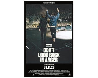 Don't Look Back In Anger MOVIE POSTER 2 Sided Original Intl Final 27x40 OASIS