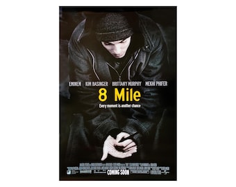 8 Mile 2002 Curtis Hanson Eminem Japanese Movie Flyer Poster