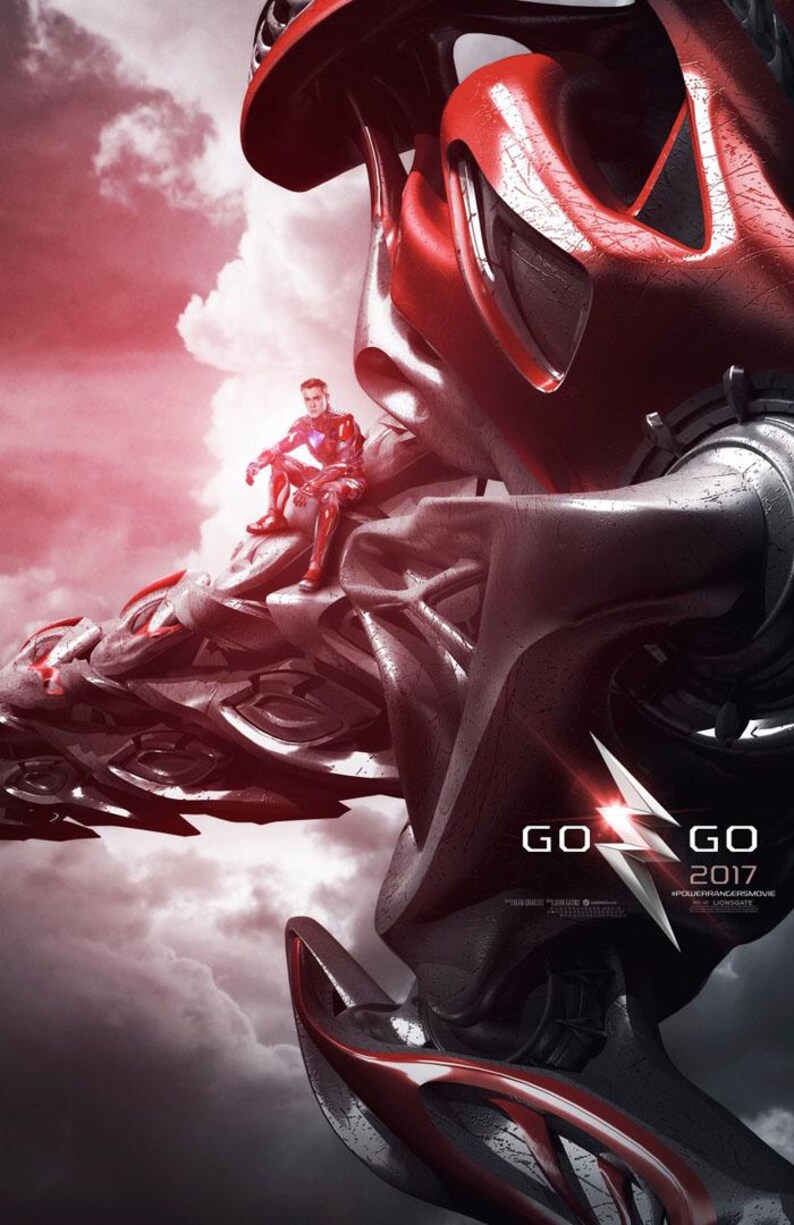 POWER RANGERS Movie Poster 2 Sided ORIGINAL 27x40 Advance Version B ...