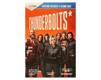 THUNDERBOLTS MOVIE POSTER 2 Sided Original Intl Version B 27x40 Florence Pugh
