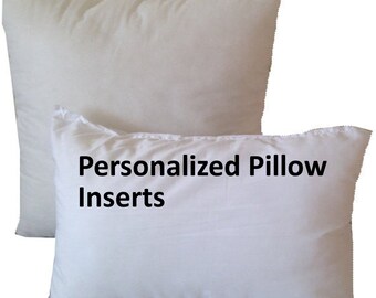 Pillow Forms Custom Pillow Insert Lumbar Insert Square Etsy