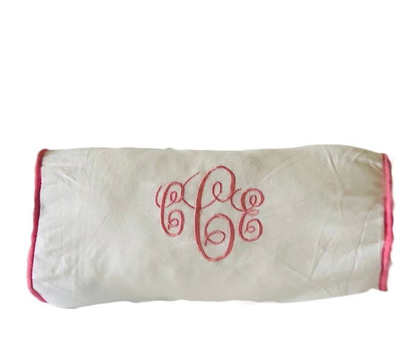 Monogram bolster pillow 2025
