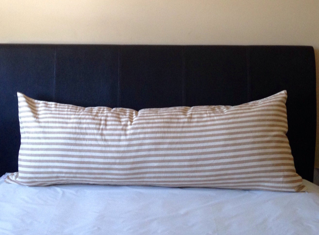 edmonton pillow body case Neutral Pillows Throw Stripes Long cover body Body pillow