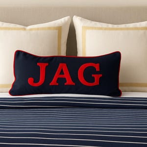Applique Pillow Cover, Monogram Custom Name Baby Room Pillow, Personalized  Name Pillow Cover Gifts for Grandchild