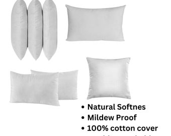 Custom Pillow Forms, Custom Pillow insert, Ecofriendly Inserts, Personalized Inserts