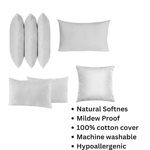 Custom Pillow Forms, Custom Pillow insert, Ecofriendly Inserts, Personalized Inserts