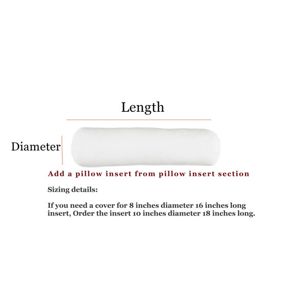 monogram bolster pillow