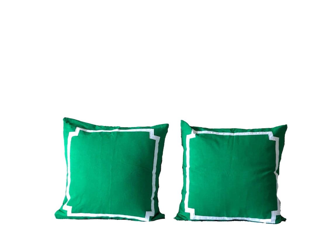 Navy Euro Throw Pillows Decorative Square Pillow Cover Etsy