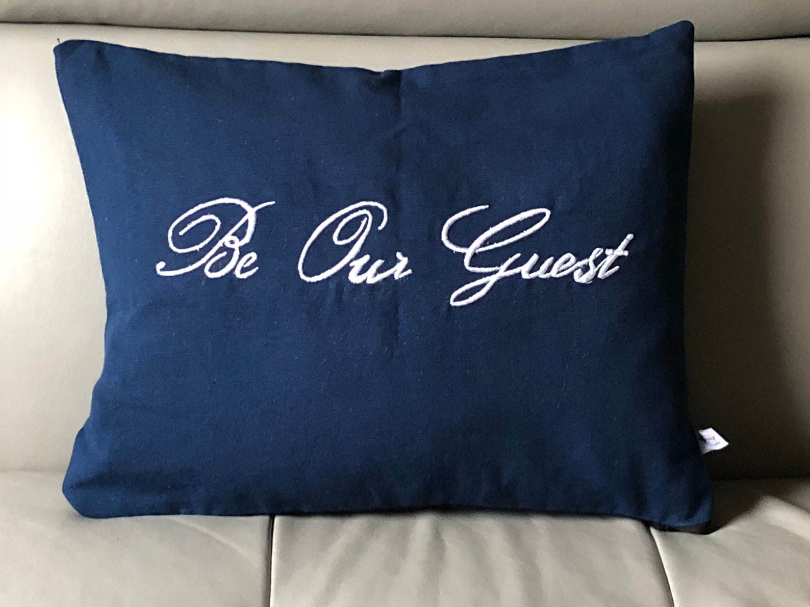 Pillows with words Be our Guest Pillows House Warming Gifts Etsy