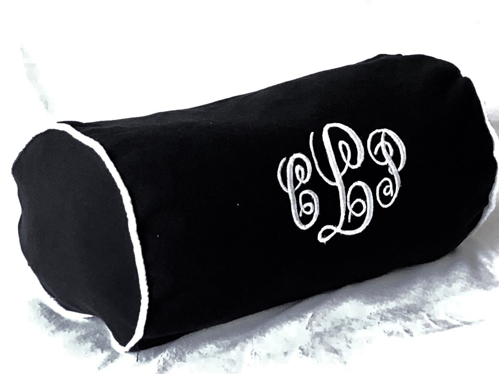 Long Bed Bolster Twin Queen King Pillow Cover Black Daybed Etsy