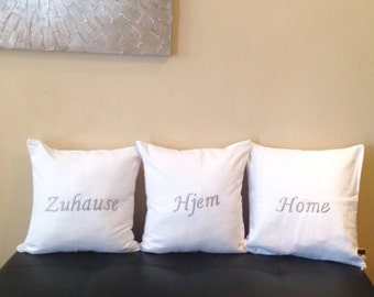 Personalized Name Pillows for Housewarming gifts, Best Unique Housewarming Gifts for Couples and Friends