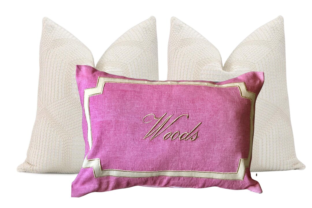 Personalized Name Pillow, Wedding Throw Pillow Cover 16x24 Etsy