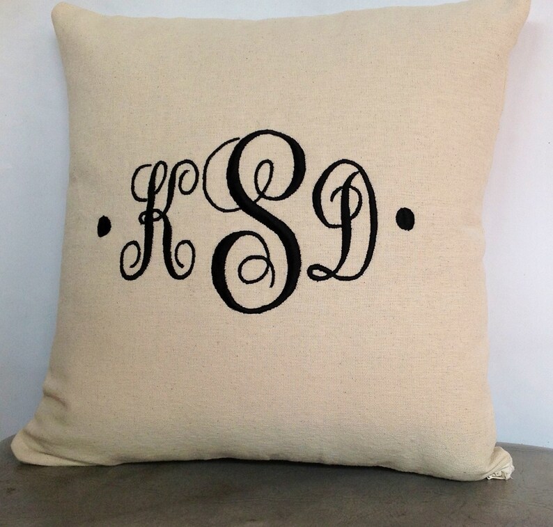 30 OFF Monogram Pillow Shams Monogram Pillows Etsy