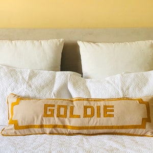 Applique Name Pillow, Monogram Body Name Pillows, Name Body Pillow Covers
