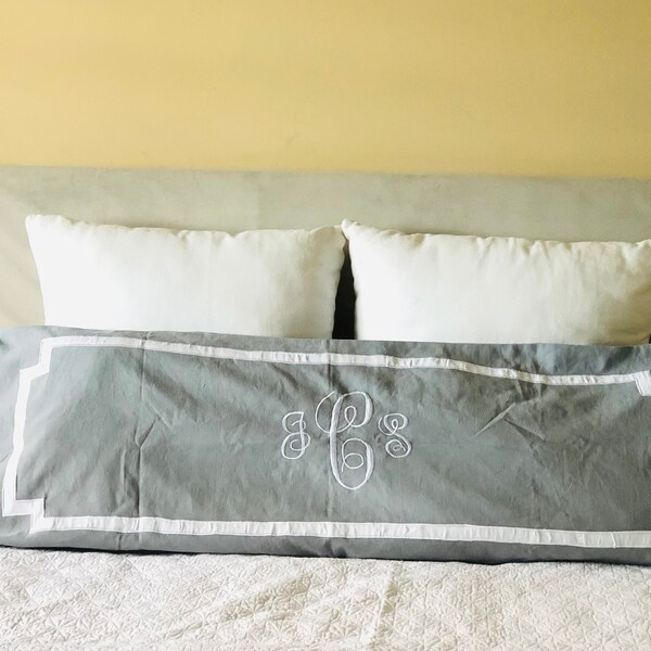 Monogrammed Bedding Etsy
