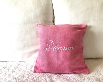 Personalized Gift, Gift For Women, Personalized  Name Pillow Cover