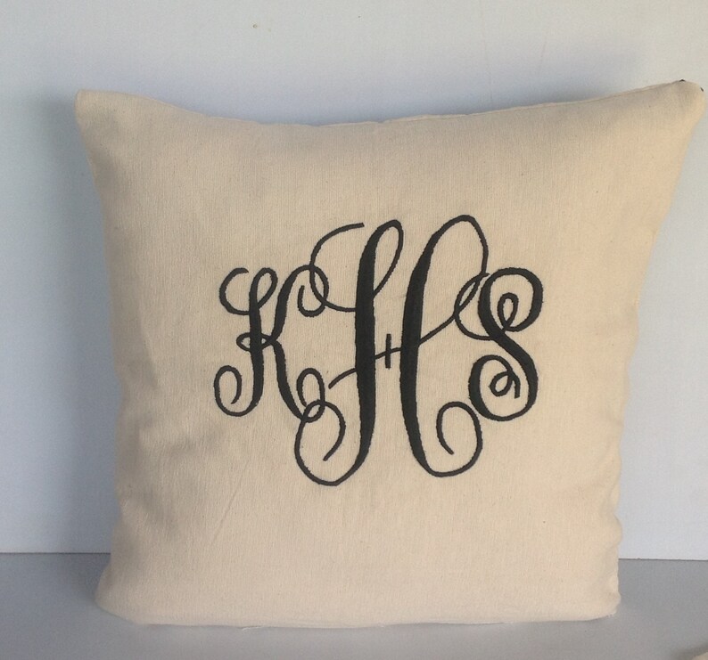 Gift For Women Under 30 Monogram Pillow Decorativethrow Etsy