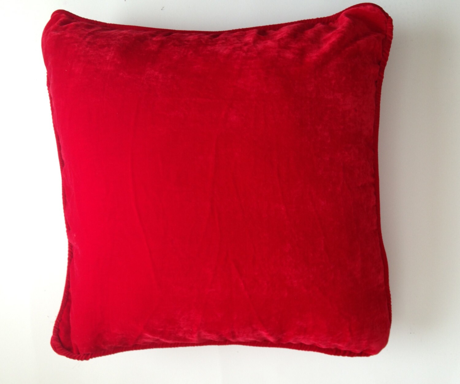 ON SALE Red Velvet Pillows Red Velvet sofa pillows Velvet Etsy