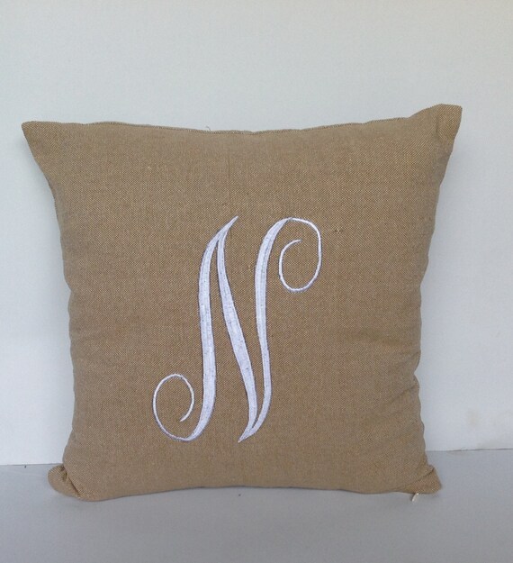 Personalized Valentine Gift Monogram Embroidered Pillows Etsy