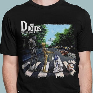Star Wars Droids Abbey Road Shirt - Disney Shirt For Men - Subtle Star Wars Shirt
