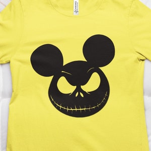 Disney Halloween-T-shirt, Mickey Jack Skellington-shirt, uniseks jersey T-shirt, Pumpkin King-kleding, Halloween-kostuum afbeelding 1