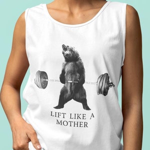 Warrior Goddess Pump Cover Tank Top | Lift Like a Mother Gym Tank | Muscle Mommy Tank | CrossFit Shirt | Weightlifting Tank Top