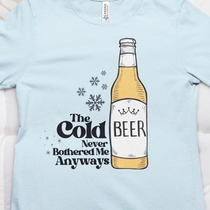 Funny Disney Dad Shirt, Frozen Beer Tee image 1